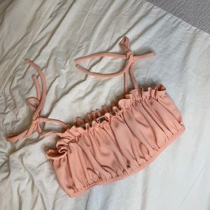 Missguided Pink Crop Top